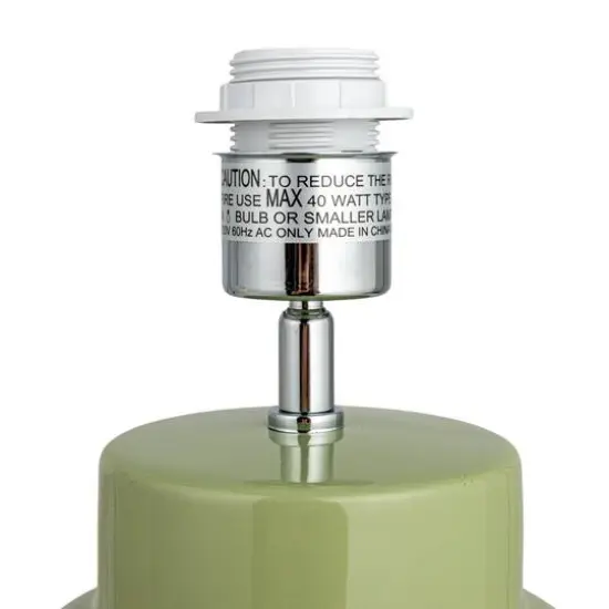 Hello Honey® 20.5" Stoneware Table Lamp with Linen Shade and Inline Switch {9}