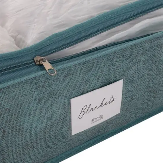Simplify Under the Bed Storage Bag, 2ct. Dusty Blue {7}