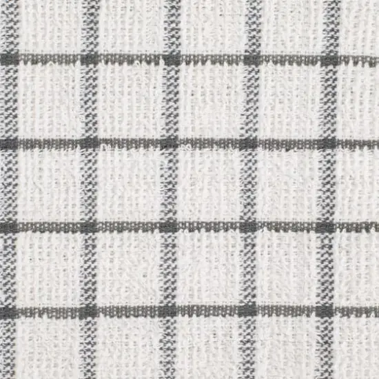 DII&reg; Gray Combo Windowpane Dishcloths, 6ct. {7}
