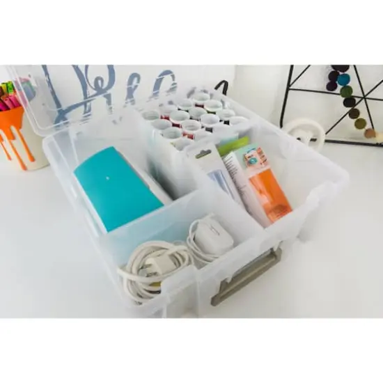 ArtBin® Double Deep With Accessory Tray & Dividers Super Satchel Box {5}