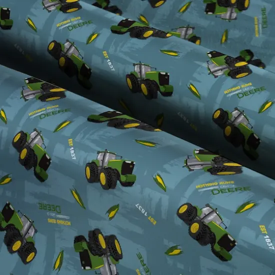 John Deere Slogans Cotton Fabric {4}