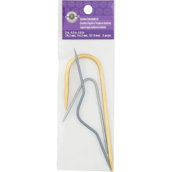 Loops & Threads&reg; Metal Cable Needle Set, 3ct. {4}