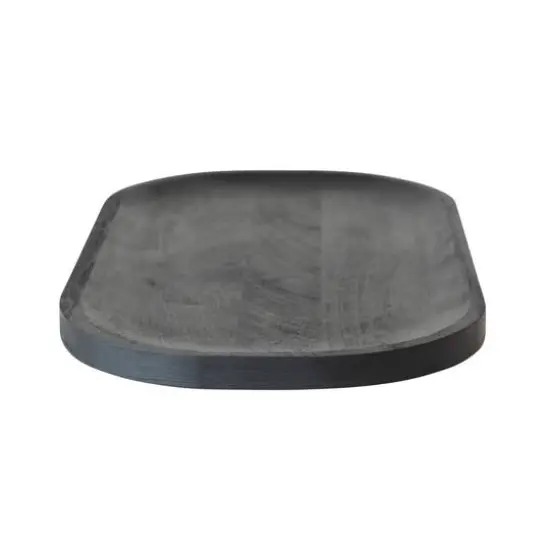 Hello Honey&reg; 20" Wide Black Mango Wood Serving Board {9}