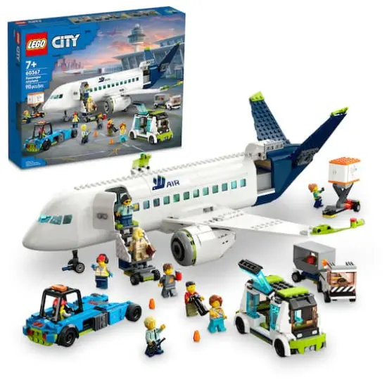 LEGO&reg; City Passenger Airplane 60367 Building Toy Set (930 Pieces) {1}