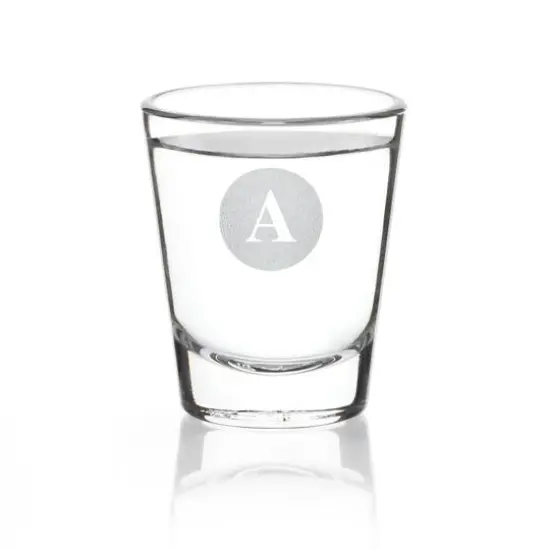 Hortense B. Hewitt Co. Monogram Shot Glass A {1}