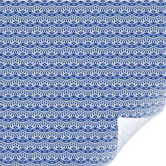 Cricut&reg; Filigree Patterned Premium Vinyl&trade; Blue Removable Sampler {4}