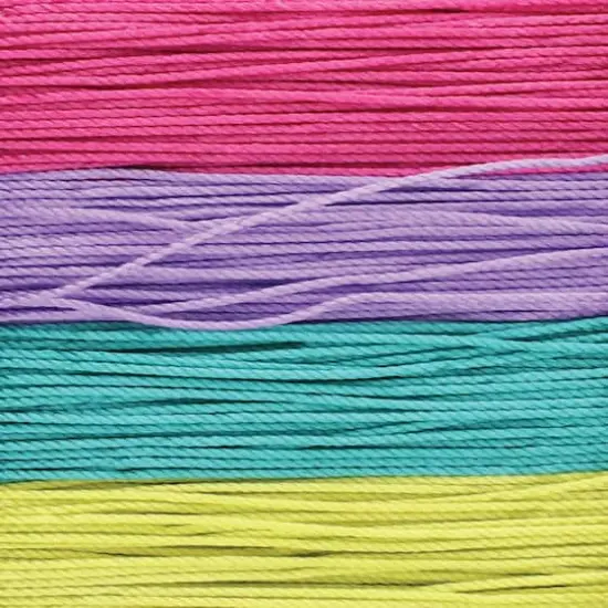 The Beadsmith&reg; S-Lon&reg; 0.5mm Mixed Color Bead Cord Bright Mix {4}