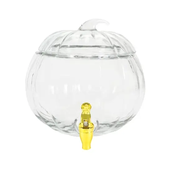 2gal. Clear Glass Pumpkin Drink Dispenser by Ashland&reg; {1}