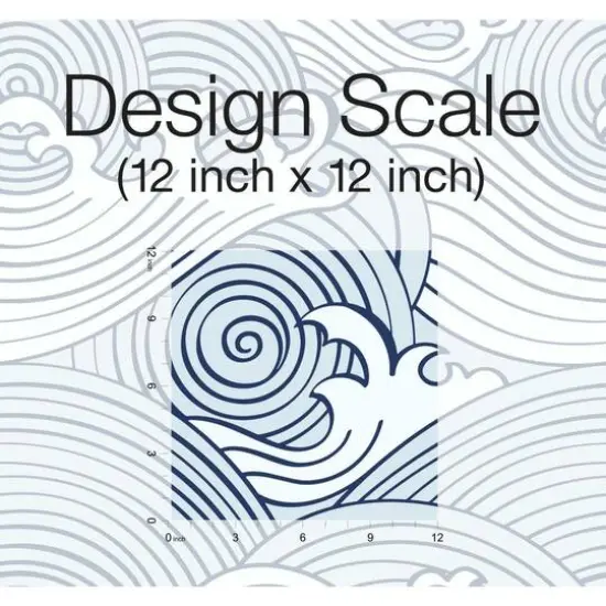 RoomMates Asian Waves Peel & Stick Wallpaper Blue/White {8}