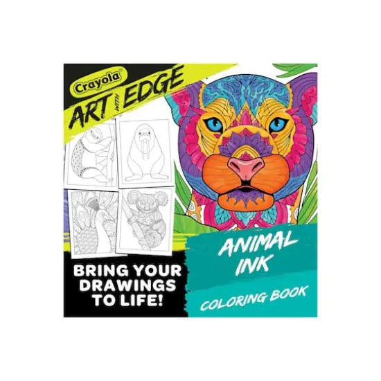 Crayola&reg; Art With Edge Animal Ink Coloring Book {5}