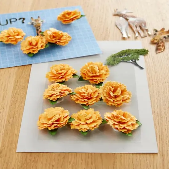 Paper Marigold Embellishments by Recollections&trade; {3}