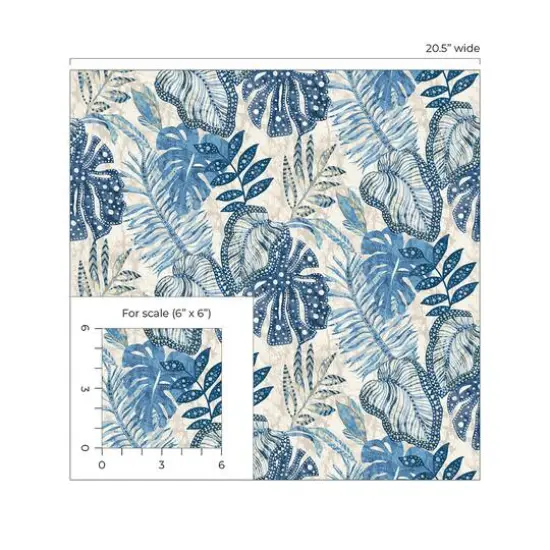 Tommy Bahama Cozumel Peel & Stick Wallpaper Horizon {6}