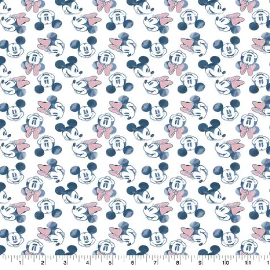 Disney&reg; Mickey & Minnie Starry Night Nursery Cotton Fabric {4}