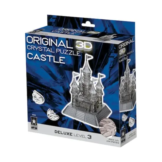 Original 3D Crystal Puzzle&trade; Castle Black 104 Piece Puzzle {3}