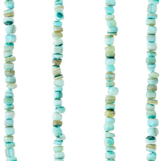 Aqua Shell Chip Beads, 5mm by Bead Landing&trade; {1}