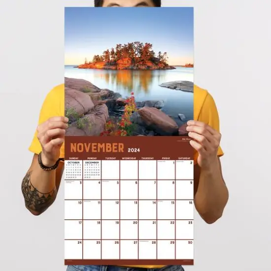 TF Publishing 2024 Great Lakes Wall Calendar {6}