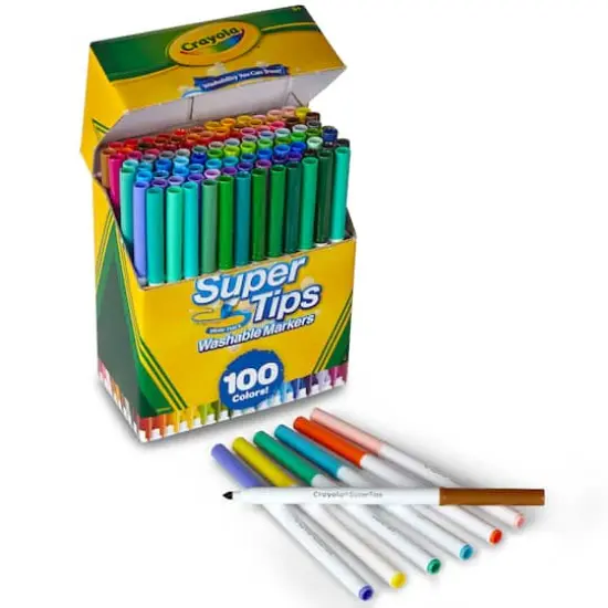 Crayola&reg; Washable 100 Color Super Tips Markers {4}