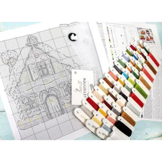 Letistitch Christmas Ornaments Counted Cross Stitch Kit {10}