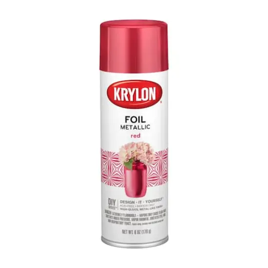 Krylon&reg; Premium Metallic Foil Paint Red {1}