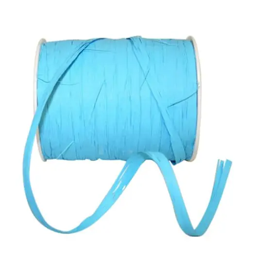 Reliant 3/8" x 100yd. Raffia Venice Ribbon Turquoise {1}