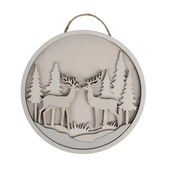 6" Deer Plaque DIY Wood D&eacute;cor Kit by Make Market&reg; {1}