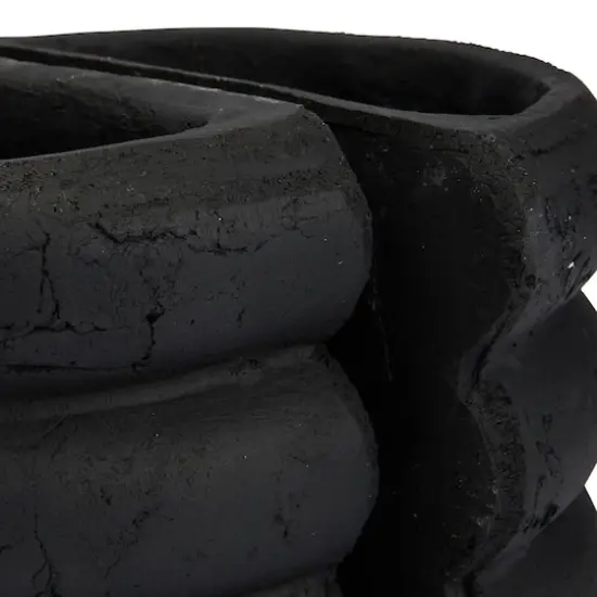 Hello Honey&reg; Terracotta Half Circle Vase Bookends, 2ct. Black {4}