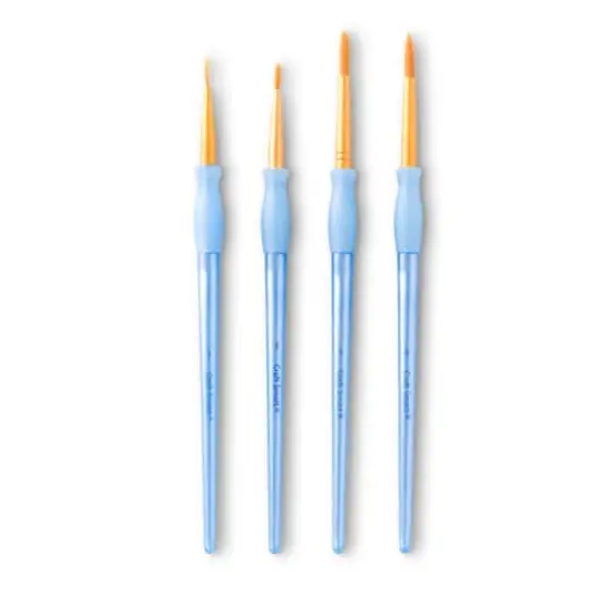 Round Brush Set Golden Taklon by Craft Smart&reg;  {1}