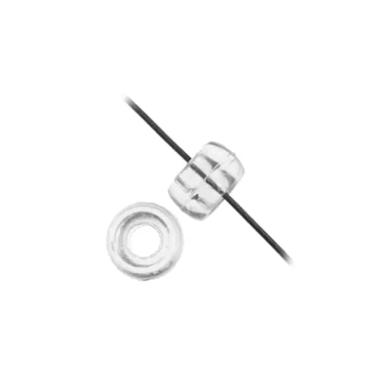 John Bead 6mm Transparent Mini Pony Beads, 1,000ct. Crystal {5}