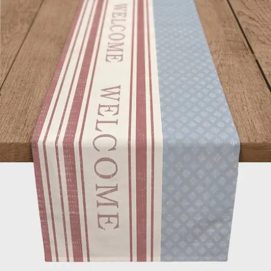 90" Welcome Flag Cotton Twill Runner {3}
