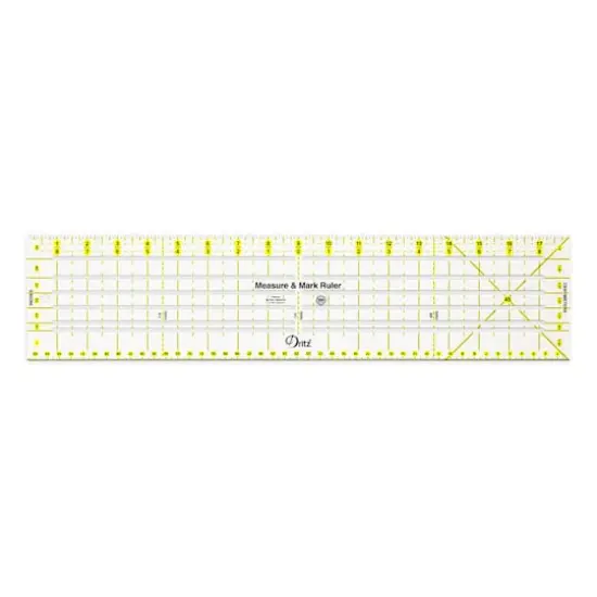 Dritz&reg; Clear Measure & Mark Ruler {1}