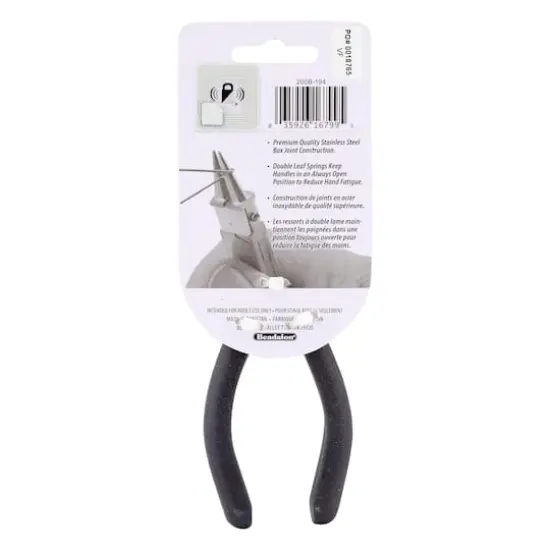 Beadalon&reg; Professional Series Nylon Inner Jaw Round Nose Pliers {1}