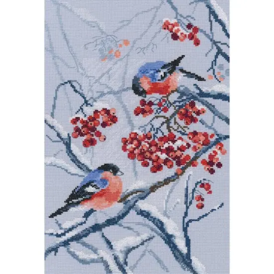 RTO Bullfinches In Rowanberries Cross Stitch Kit {1}