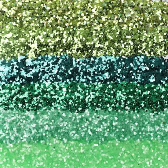 Chunky Polyester Glitter Mix by Recollections&trade; Green {3}