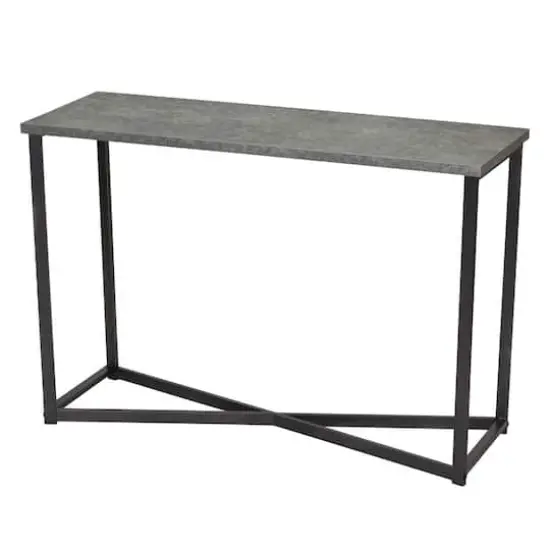 Household Essentials Jamestown 30" Console Table Gray {1}