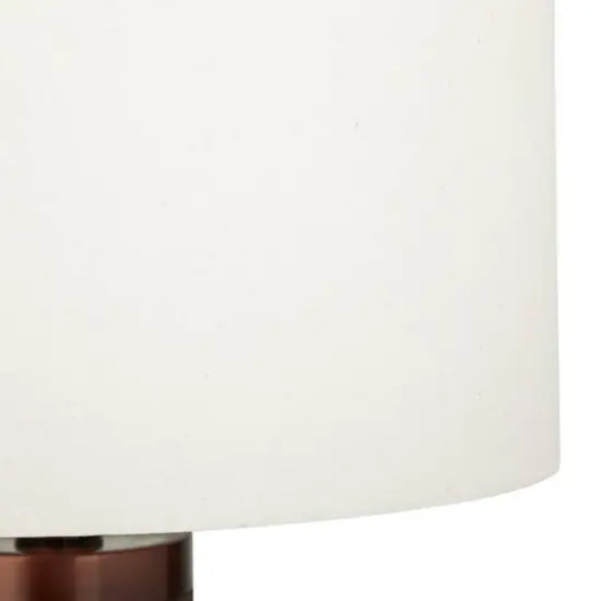 Brown Glass Table Lamp 17" x 17" x 31" {7}