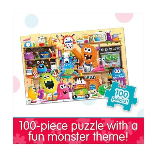 Puzzle Doubles! - Glow in the Dark Monsters: 100 Pcs {5}