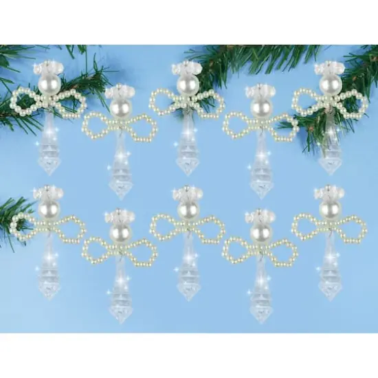Design Works&trade; 10ct. Crystal Angels Beaded Ornament Kit {4}