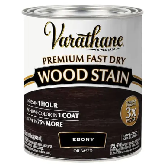 Varathane&reg; 32oz. Premium Fast Dry Wood Stain Ebony {1}