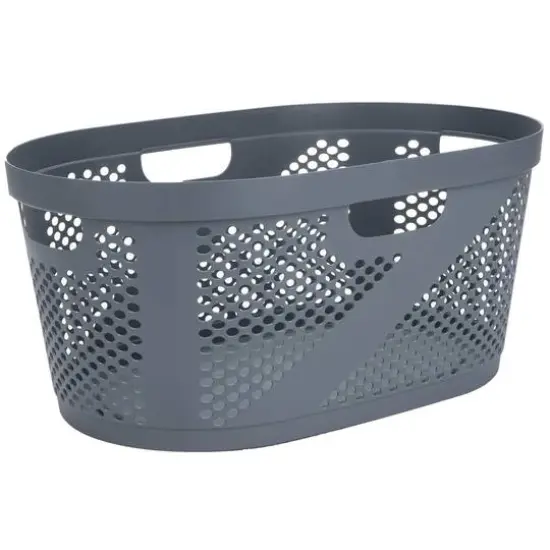 Mind Reader 10.5'' Laundry Hamper Gray {9}