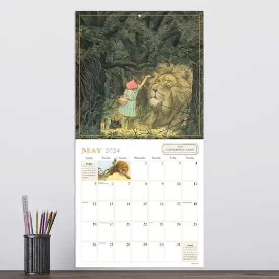 TF Publishing 2024 Wizard of Oz Wall Calendar {5}
