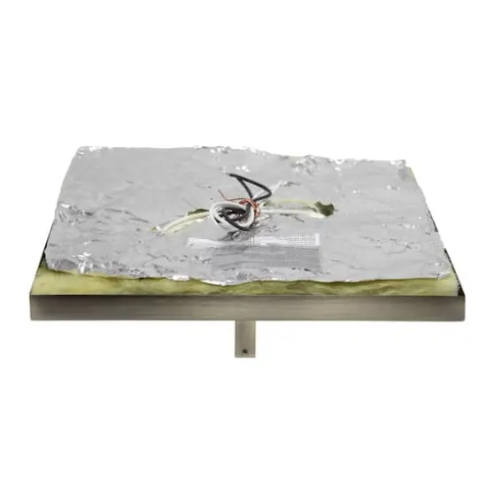 Lalia Home Classix 12" Antique Brass 2-Light Square Flush Mount {10}