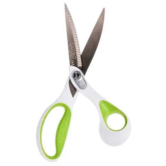 Westcott&reg; Carbo Titanium 9" Bent Scissors with Serrated Blade {4}