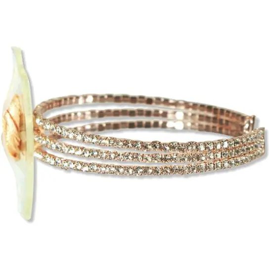 JAM Paper All That Jazz Flower Bracelet Silver {2}