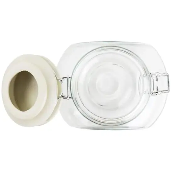 Gibson Home&reg; 1.9qt. Glass Canister with Ceramic Lid {6}