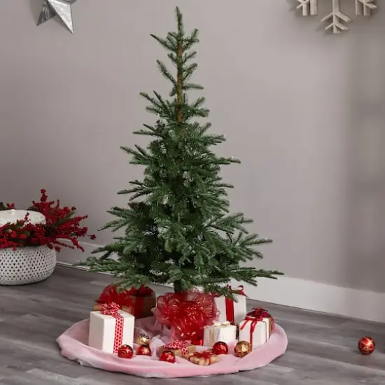 5ft. Pre-Lit Layered Washington Spruce Artificial Christmas Tree, Clear Lights {9}