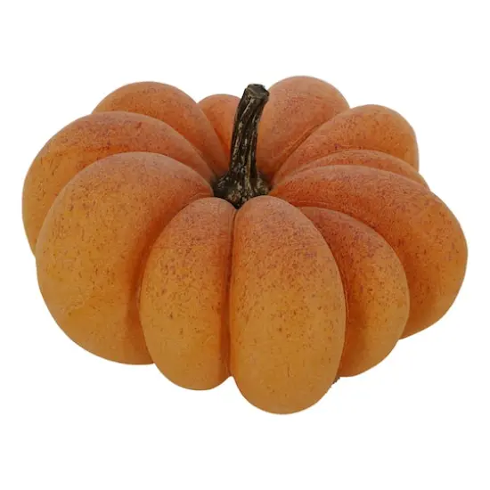 12" Orange with White Wash Decorative Pumpkin by Ashland&reg; {1}