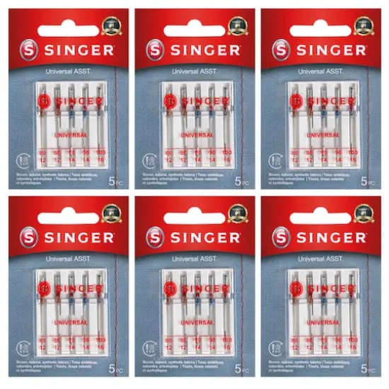 SINGER&reg; Regular Point Sewing Machine Needles, 30ct. {1}