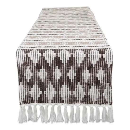 DII&reg; 72" Colby Southwest Dark Brown & Stone Table Runner {1}