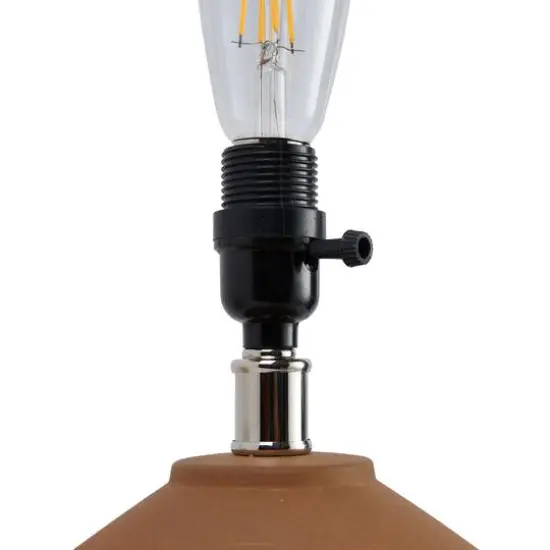 Hello Honey® Modern Sculptural Terracotta Table Lamps, 2ct. {3}