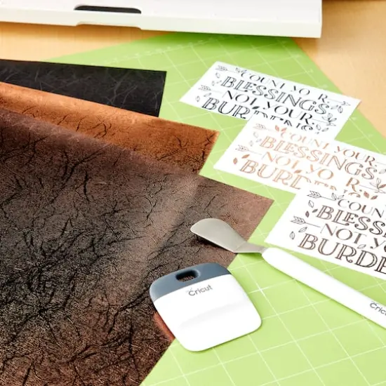 Cricut&reg; Dark Metals Premium Permanent Textured Metallic Vinyl {3}